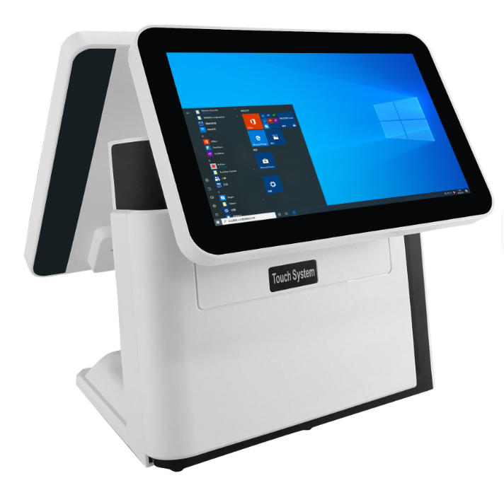 Touchscreen POS cash register